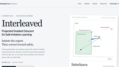 Interleaved Projected Gradient Descent for Safe Imitation Learning featured image